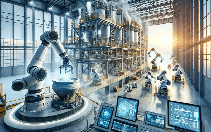 Çimento Endüstrisinde Robotik ve Otomasyon