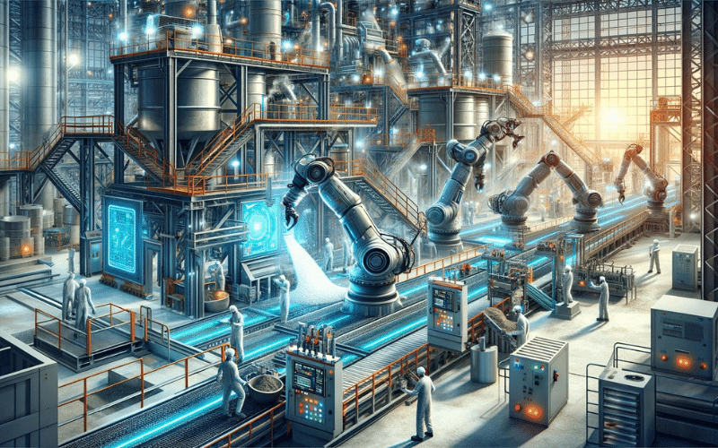 Çimento Üretiminde Robotik ve Otomasyon